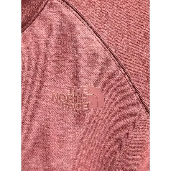 The North Face Women’s Jacket Small Red Full Zip Fleece Blend Long Sleeve - Picture 3 of 7